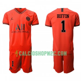 Paris Saint Germain BUFFON 1 Bambino Maglia Trasferta 2019/2020 Manica Corta (+ Pantaloncini)